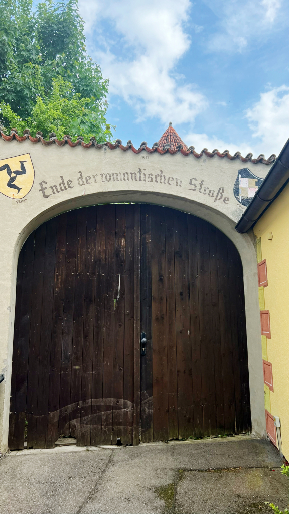 End of Romantic Road in Fussen